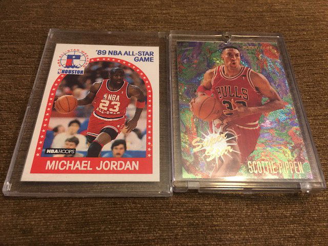 1989 Hoops Michael Jordan and Scottie Pippen 1994-95 (1 of 2)