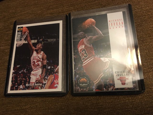 Michael Jordan 2 Card Lot: Michael Jordan 2 Card Lot