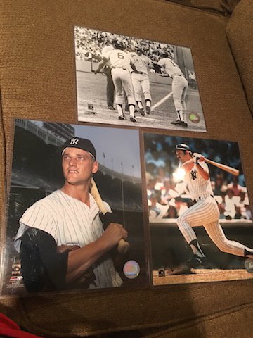 Lot of 3 New York Yankees 8x10 Photoâ€™s Roger Maris: Lot of 3 New York Yankees 8x10 Photoâ€™s Roger Maris Thurman Munson and More