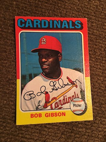 1975 Topps Bob Gibson #150 Vintage Card Nice NM (1 of 2)
