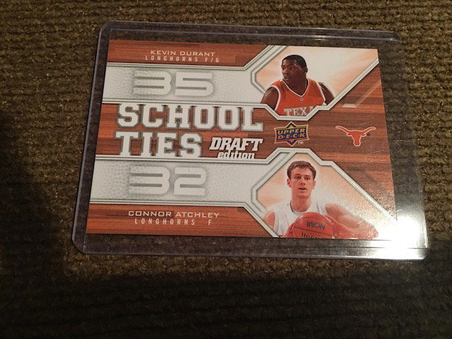 Kevin Durant 2009-10 UD Draft School Ties Insert (1 of 2)