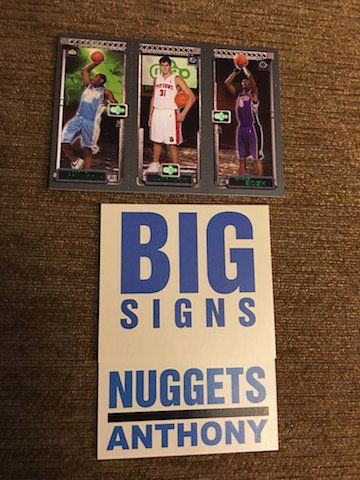 Carmelo Anthony Chrish Bosh Topps Matrix RC and Melo (1 of 2)