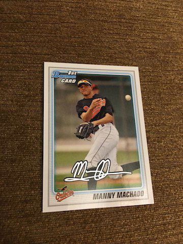 Manny Machado 2010 Bowman RC #BDPP80 (1 of 2)