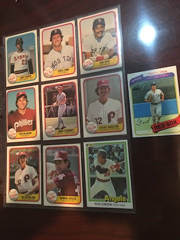 1980 and 1981 Star Baseball Card Lot: Mike Schmidt (1 of 4)