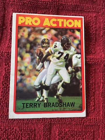 Terry Bradshaw Pro Action 1972 Topps #120 - Pittsburgh (1 of 2)