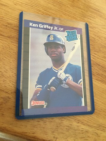 Ken Griffey Jr. 1989 Donruss RC Card (1 of 2)