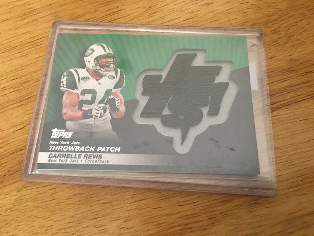 2010 Topps Darrelle Revis - Throwback Patch Card - (1 of 2)