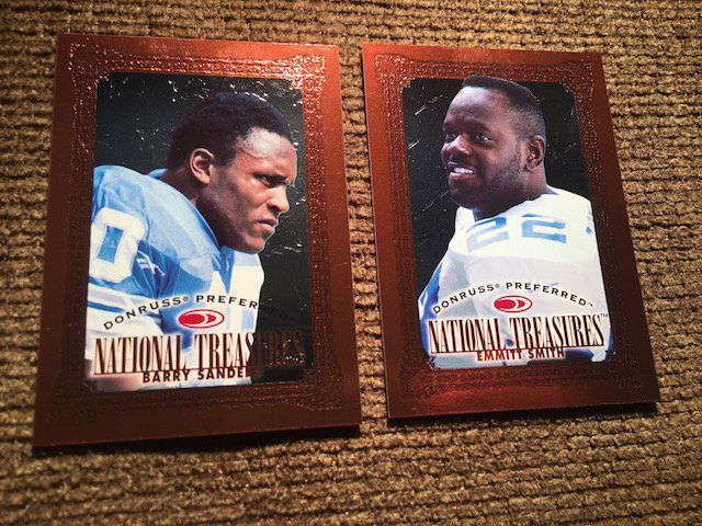 Barry Sanders and Emmitt Smith 1997 Donruss Preferred (1 of 2)