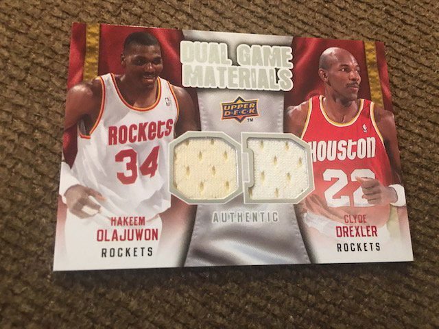 Hakeem Olajuwon and Clyde Drexler 2009-10 Dual Game (1 of 2)