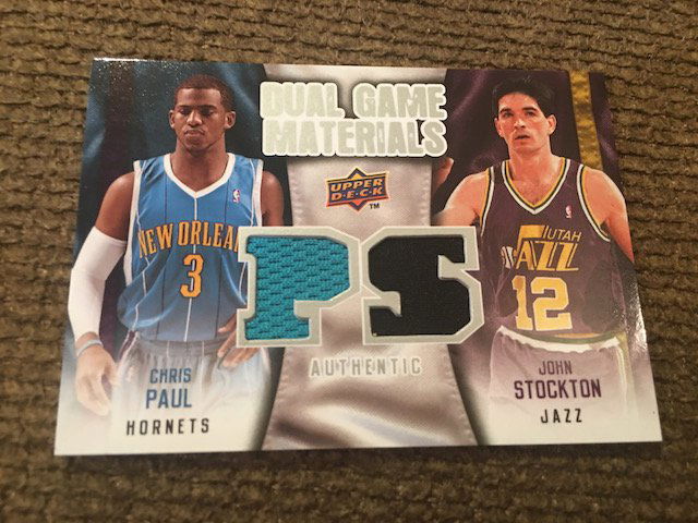 Chris Paul John Stockton 2009-10 Upper Deck Dual Game (1 of 2)