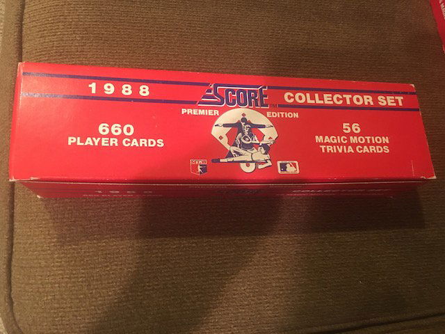 1988 Score Baseball card Set (1 of 2)