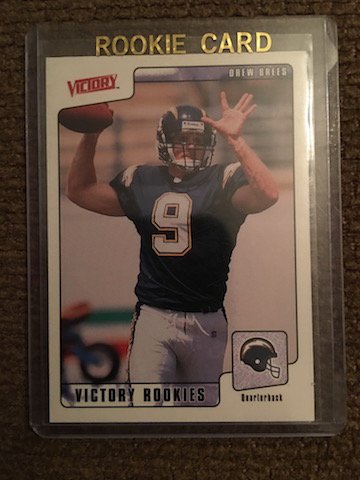 2001 Upper Deck Victory Drew Brees #415 RC Saints (1 of 2)