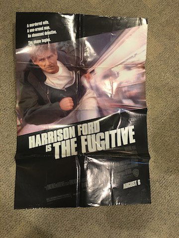 The Fugitive Original Movie Poster Harrison Ford (1 of 4)