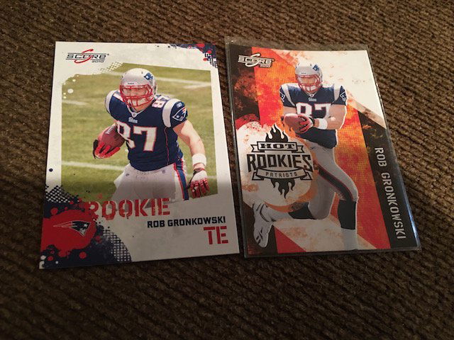 Rob Gronkowski 2010 Score RC Lot with Hot Rookie (1 of 2)