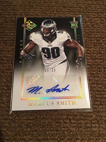 Marcus Smith 2014 Limited Auto Rare SP Numbered to 10 (1 of 2)