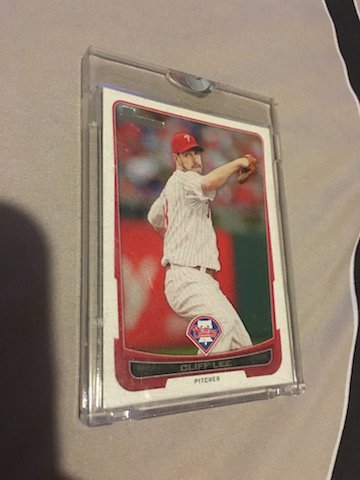 Cliff Lee Topps Vault 1/1 Topps Card (1 of 2)