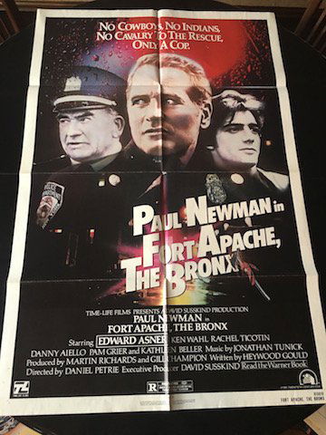 FORT APACHE, THE BRONX Movie POSTER 27x40 Paul Newman (1 of 3)
