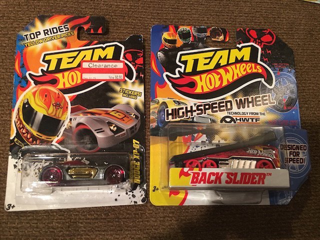 Hot Wheels Top Riders Yellow Driver Picks Dodge XP-07/: Hot Wheels Top Riders Yellow Driver Picks Dodge XP-07/ 3+ High Speed Wheel Back Slider HWTF