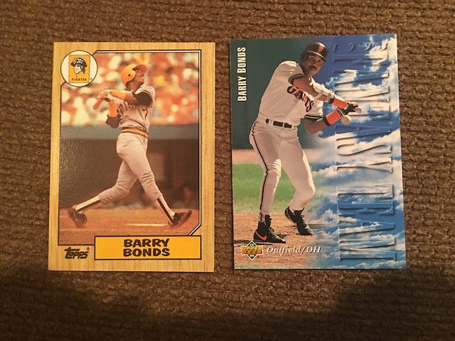 Topps Outfield/DH 1993 Barry Bonds #320/38 UD Record: Topps Outfield/DH 1993 Barry Bonds #320/38 UD Record Card