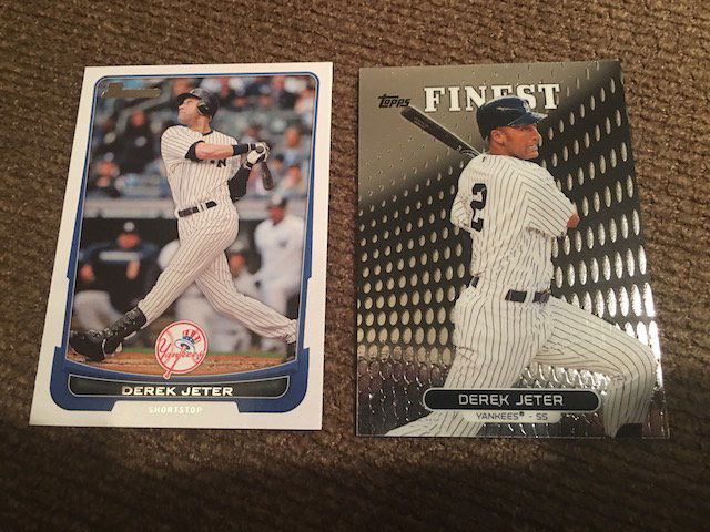 Set of 2 Derek Jeter Shortshop #1/2 Topps 2012 Record (1 of 2)