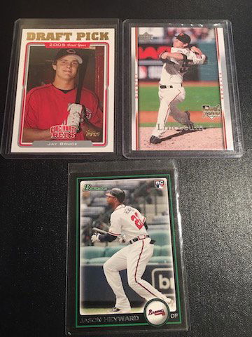 NFL Tim Lincecum #918 & BDP40 Jason Heyward, Jay Bruce (1 of 2)