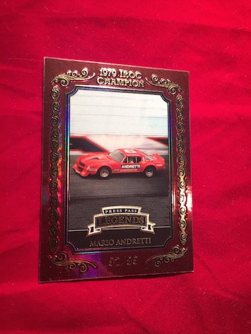 1979 Iroc Champion Press Pass Legends Mario Andretti: 1979 Iroc Champion Press Pass Legends Mario Andretti #IC-4