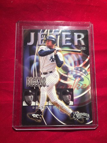 SS Derek Jeter Boss98 Thunder 9 of 20B Bio Card (1 of 2)