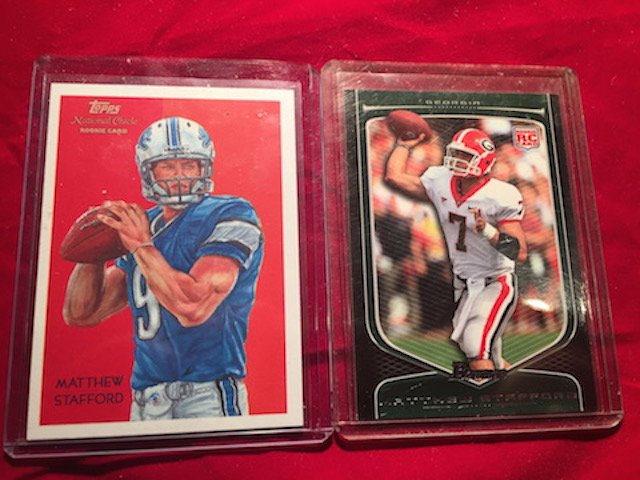 Topps Matthew Stafford #C37/111 2009 Draft Stock Combo (1 of 2)