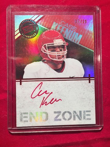 Press Pass Huston QB Case Keenum EZ-CK 2012 End Zone (1 of 2)