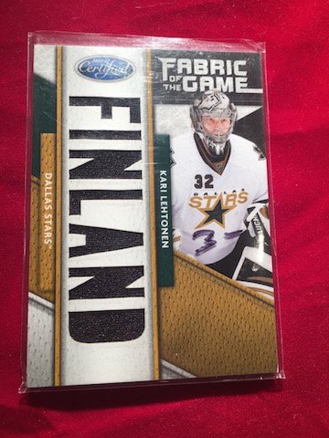 Dallas Stars Panini Karl Lehtonen #45 2012-13 Certified (1 of 2)