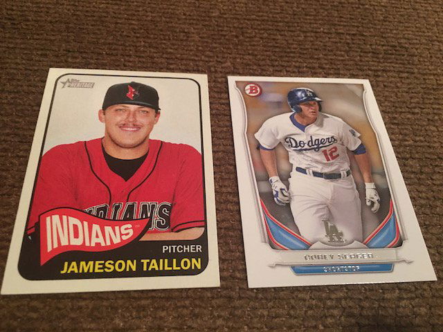 COREY SEAGER 2014 BOWMAN Draft TOP PROSPECTS DODGERS (1 of 2)