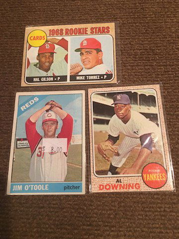 1966 Topps and 1968 Topps Baseball Card Lot with a RC: (1 of 2)