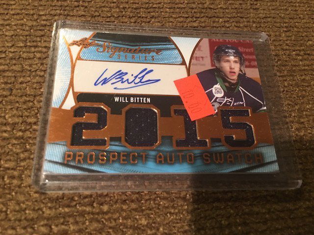 2015-16 Leaf Signature Series Prospect Auto Quad Jersey (1 of 2)