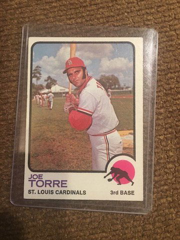 Joe Torre - 1973 Topps baseball card #450 (1 of 2)