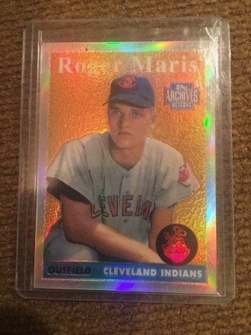 Topps Archive reserve Outfield Cleveland Indians Roger (1 of 2)