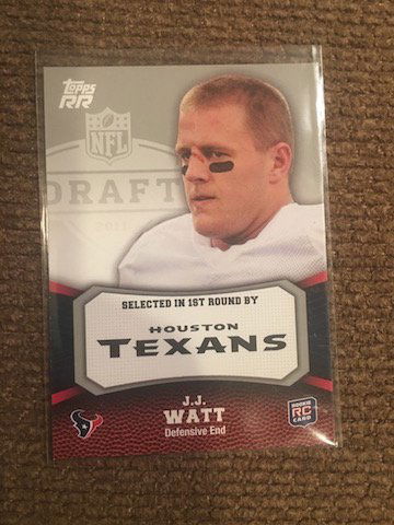 J.J. WATT 2011 TOPPS RISING ROOKIES RC #146 (1 of 2)