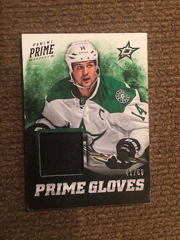 Panini Prime Gloves 41/50 PG-BEN Jamie Benn Left Wing: Panini Prime Gloves 41/50 PG-BEN Jamie Benn Left Wing