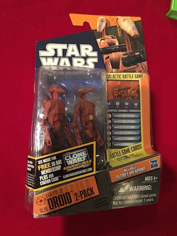 STAR WARS DROID - 2 PACK FIGURE SL 20 HASBRO 2010 SAGA (1 of 1)