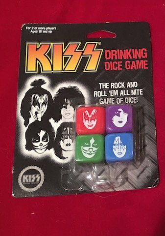 KISS Drinking Dice Game: KISS Drinking Dice Game