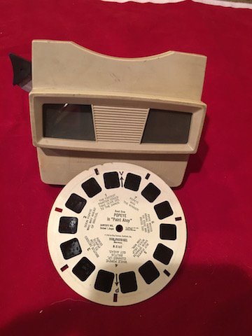 1970's Sawyers View-Master Viewer Popeye in the paint (1 of 4)