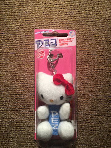 Hello Kitty My Melody PLUSH PEZ Dispenser Key Chain: Hello Kitty My Melody PLUSH PEZ Dispenser Key Chain