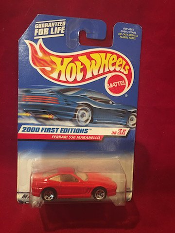 Hot Wheels 2000 First Editions FERRARI 550 MARANELLO #2 (1 of 1)