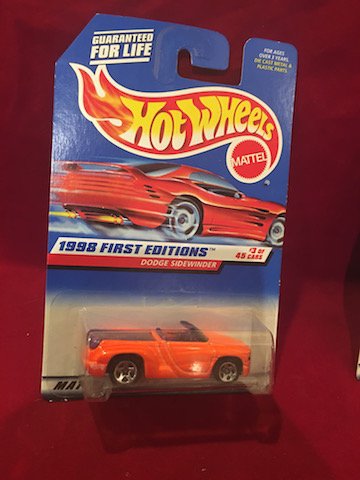Hot Wheels 1998 First Edition Dodge Sidewinder: Hot Wheels 1998 First Edition Dodge Sidewinder