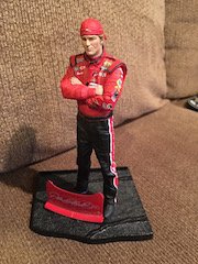 Dale Earnhardt Jr Mcfarlane Figure and diecast Hood: Dale Earnhardt Jr Mcfarlane Figure and diecast Hood lot 2004