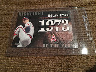Nolan Ryan 2015 Highlight Card 1973 (1 of 2)