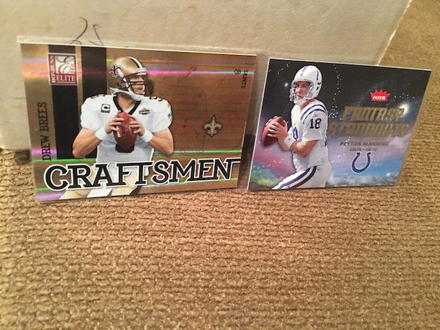 Drew Brees 2011 Elite Craftsmen /99 Insert and Peyton (1 of 2)
