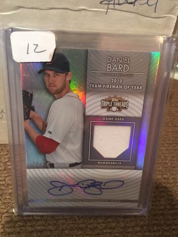 2012 Topps Triple Threads Unity Relic Auto #UAR26 (1 of 2)
