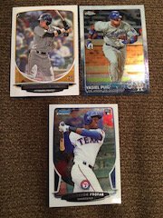 Jurickson Profar Austin Meadows Rc Lot and Yasiel Puig: Jurickson Profar Austin Meadows Rc Lot and Yasiel Puig