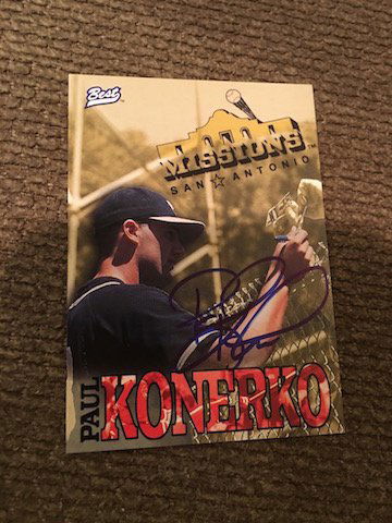 1998 Paul Konerko Best San Antonio Missions ROOKIE AUTO (1 of 2)