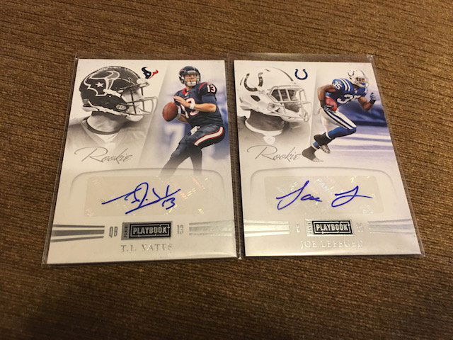 2013 Playbook Football RC Auto Lot: TJ Yates and Joe (1 of 3)